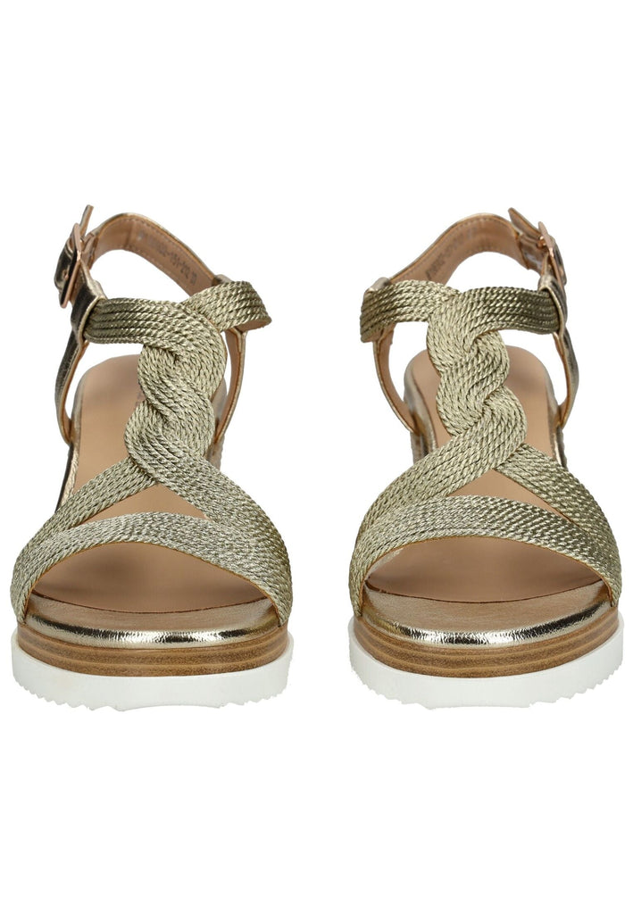 Regarde Le Ciel Sandalen Leder/Textil Gold