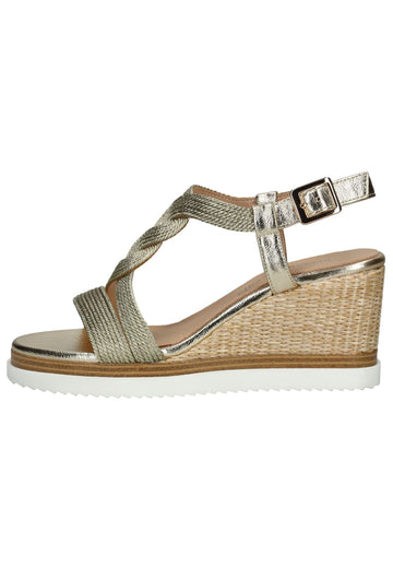 Sandalen Regarde Le Ciel Sandalen Leder/Textil Gold