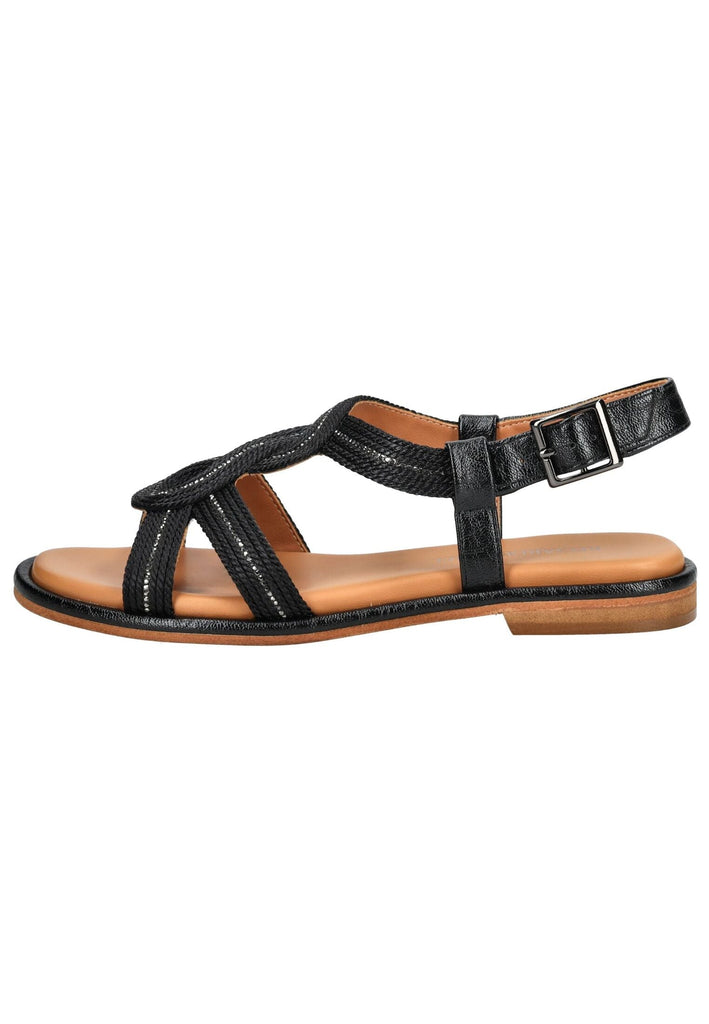 Sandalen Regarde Le Ciel Sandalen Leder/Textil Schwarz