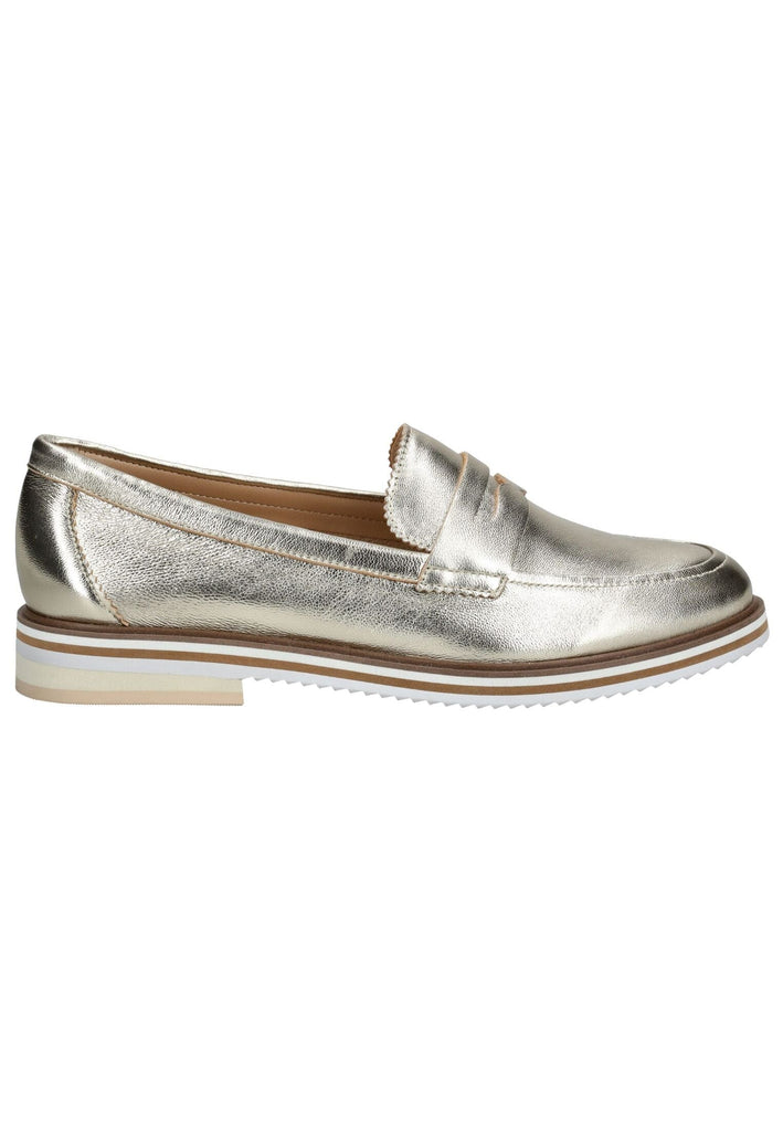 Regarde Le Ciel Slipper Leder Platin