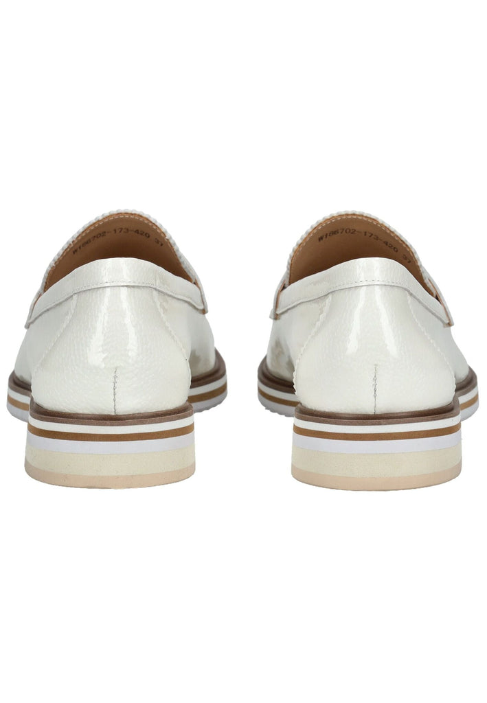 Regarde Le Ciel Slipper Leder Weiß