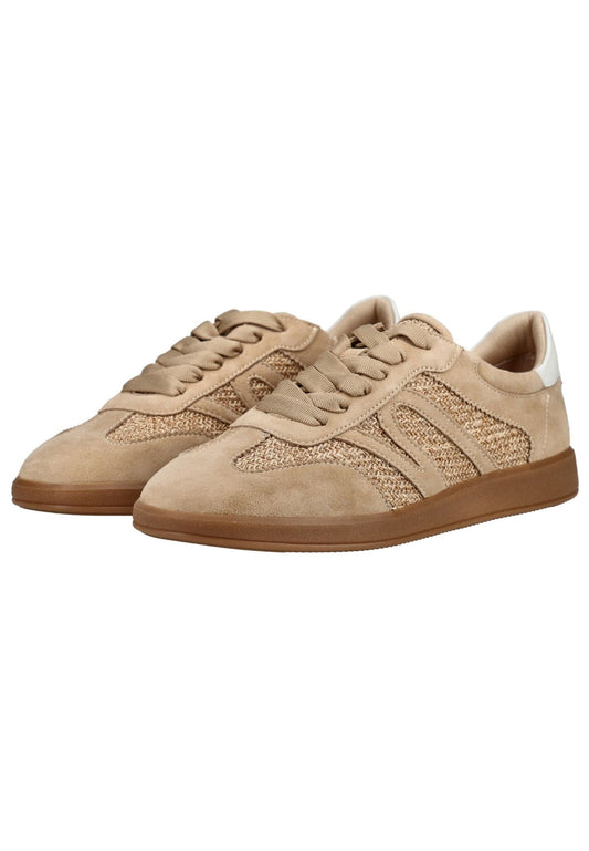 Regarde Le Ciel Sneaker Leder/Textil Beige/Braun