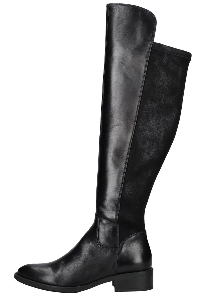 Regarde Le Ciel Stiefel Leder Schwarz