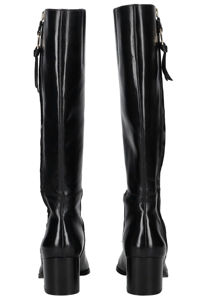 Regarde Le Ciel Stiefel Leder Schwarz