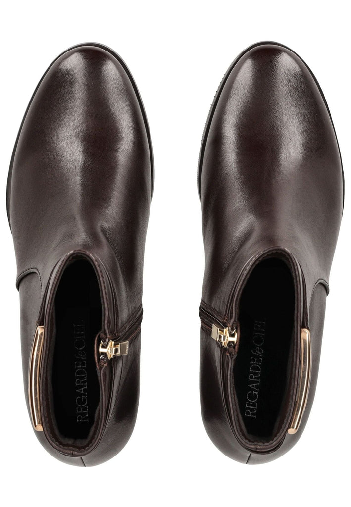 Regarde Le Ciel Stiefelette Leder Kastanie