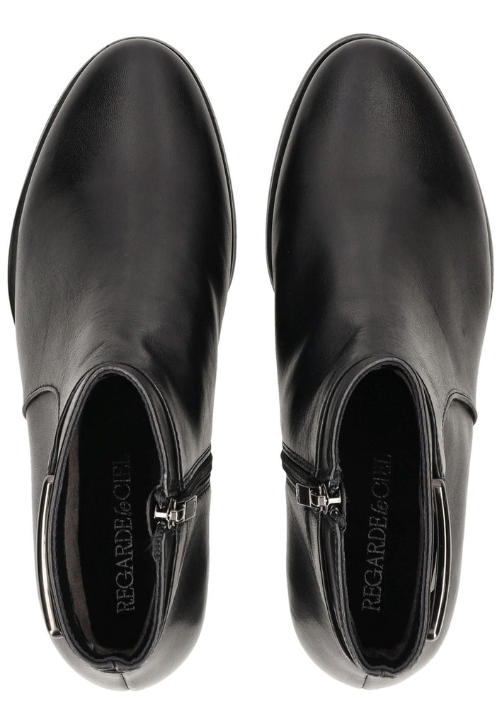 Regarde Le Ciel Stiefelette Leder Schwarz