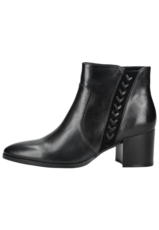 Regarde Le Ciel Stiefelette Leder/Textil Schwarz