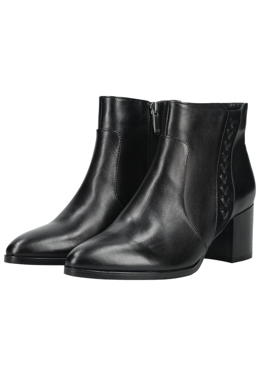 Regarde Le Ciel Stiefelette Leder/Textil Schwarz