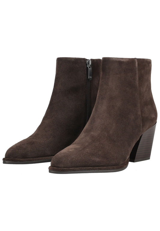 Regarde Le Ciel Stiefelette Veloursleder Mittelbraun