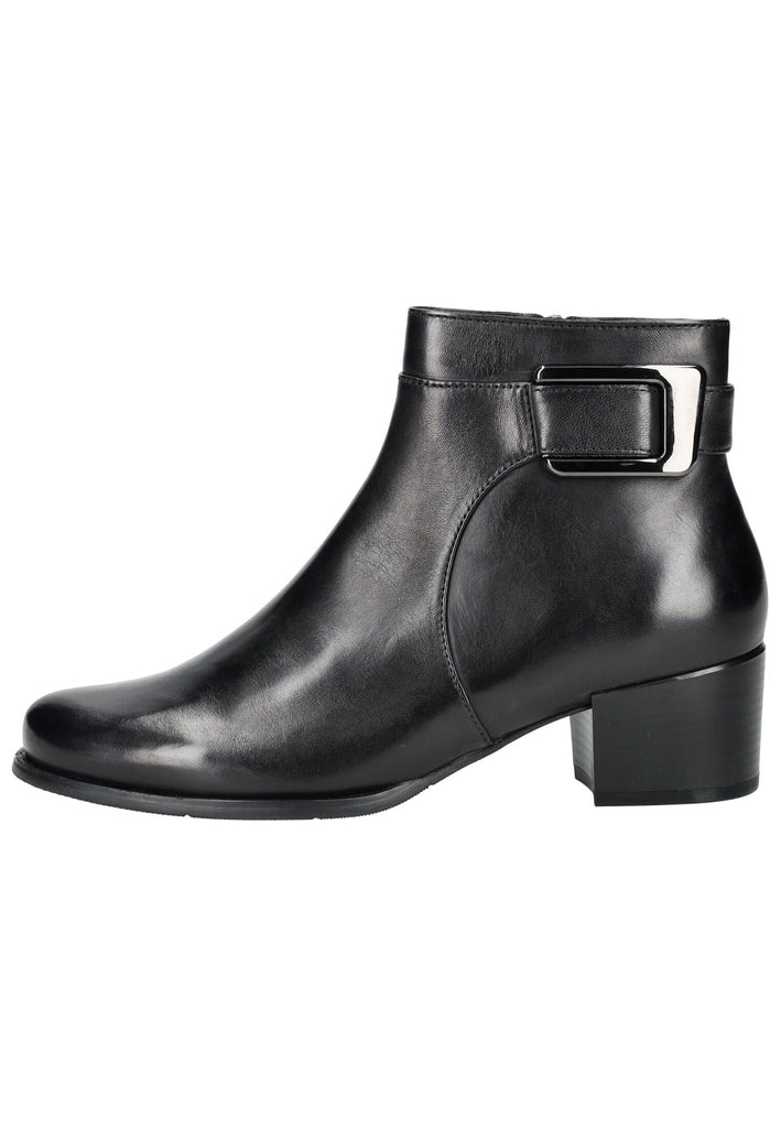Stiefeletten Regarde Le Ciel Stiefelette Leder Schwarz Warmfutter