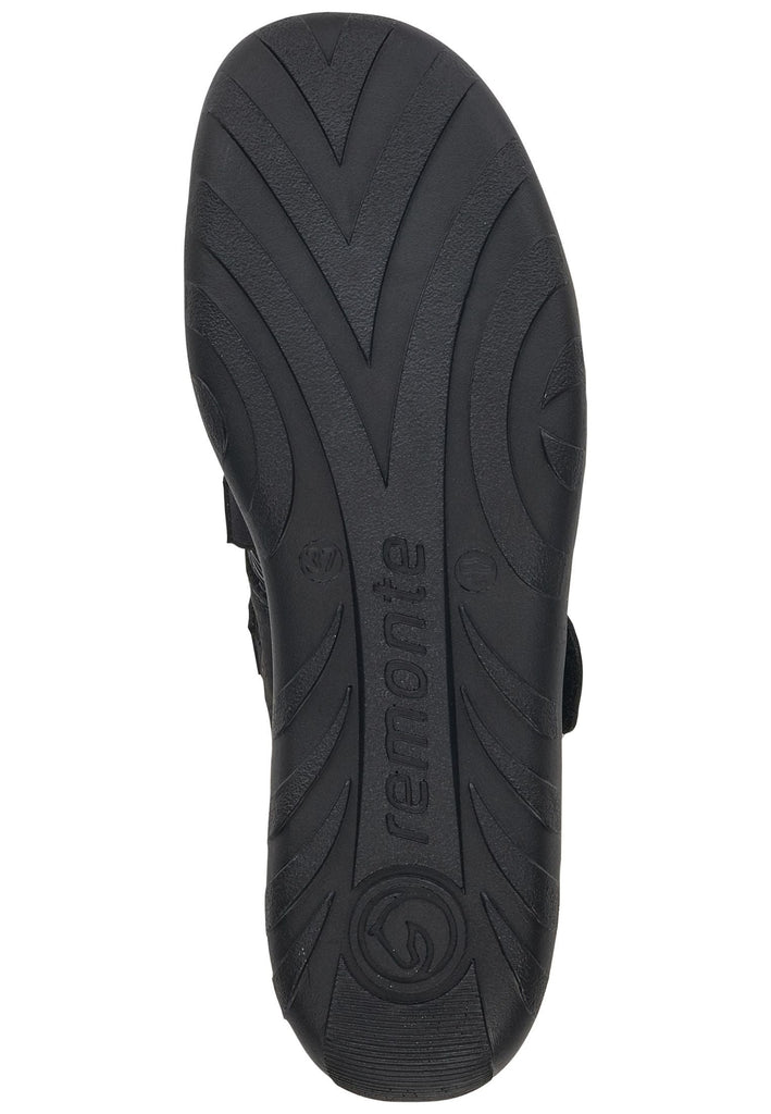 Remonte Ballerinas Leder Schwarz