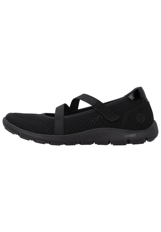 Remonte Ballerinas Textil Schwarz