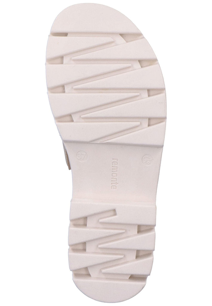 Remonte Pantoletten Glattleder Beige