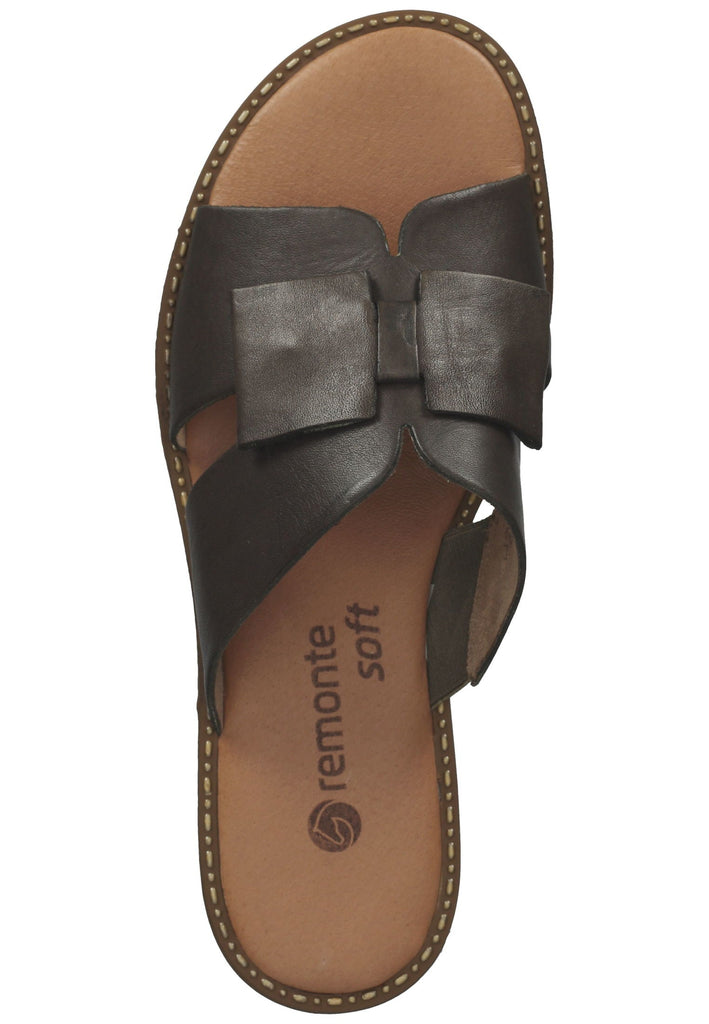 Remonte Pantoletten Glattleder Forest