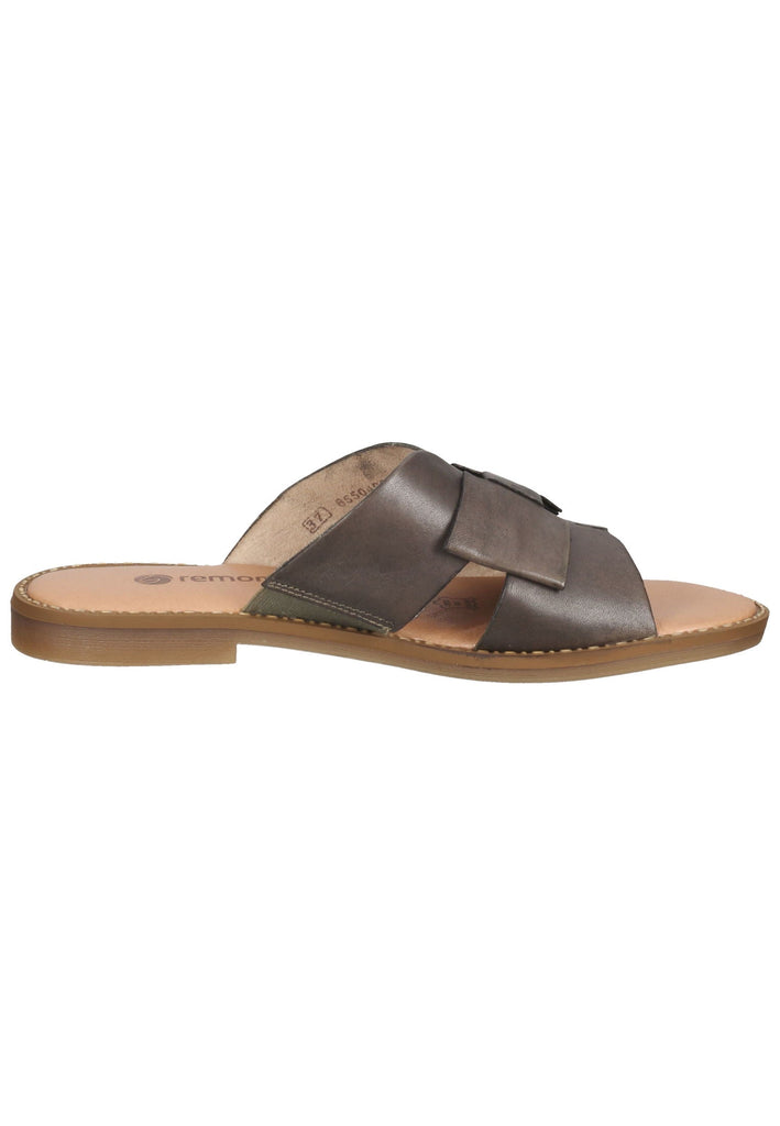 Remonte Pantoletten Glattleder Forest