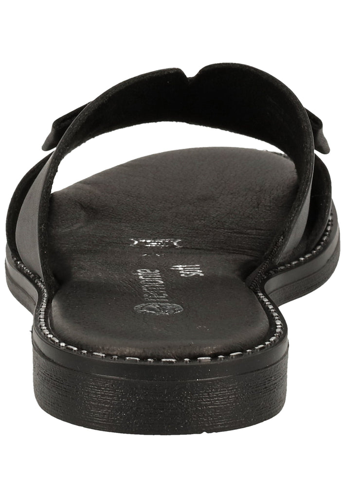 Remonte Pantoletten Glattleder Schwarz