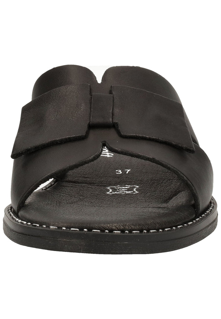 Remonte Pantoletten Glattleder Schwarz