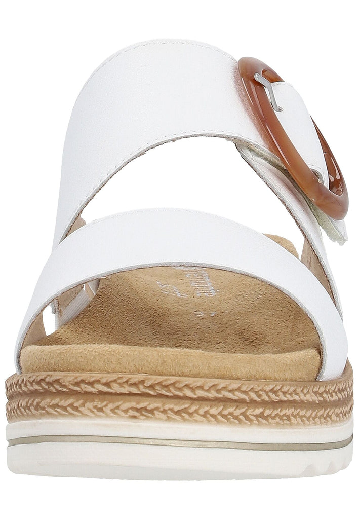 Remonte Pantoletten Leder Weiß