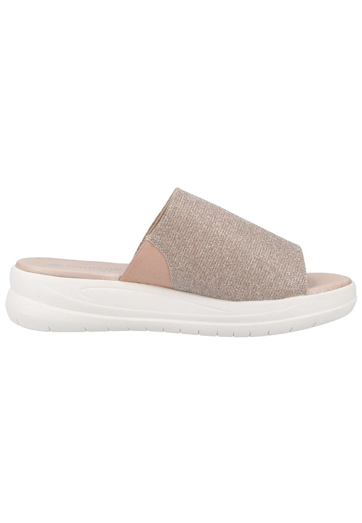 Remonte Pantoletten Lederimitat Hellrosa