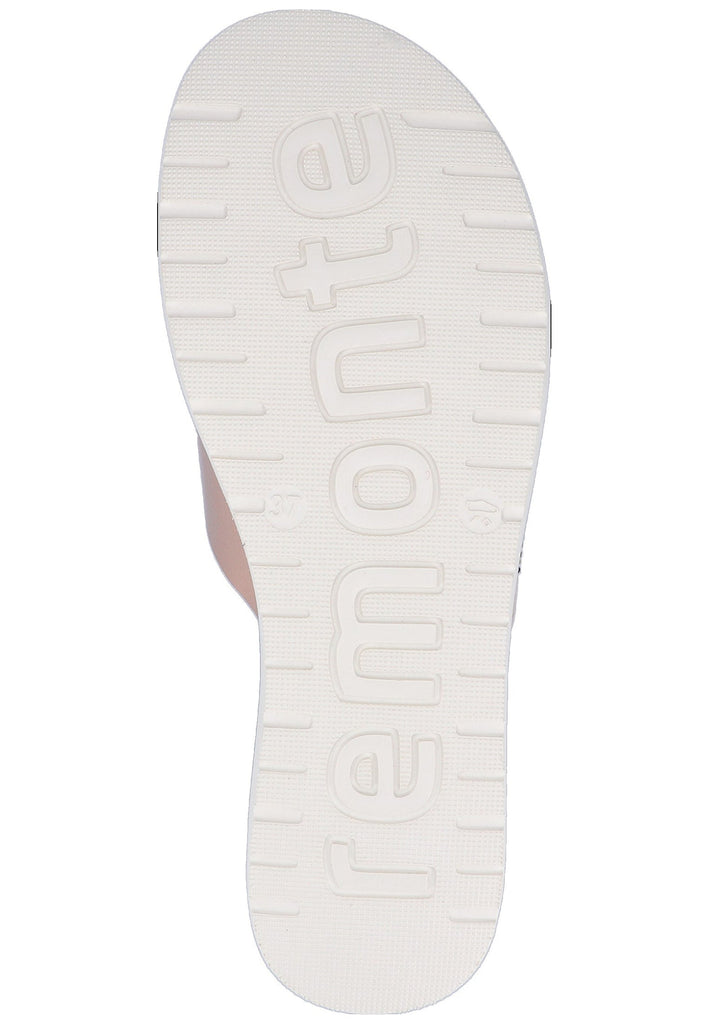 Remonte Pantoletten Lederimitat Rosegold