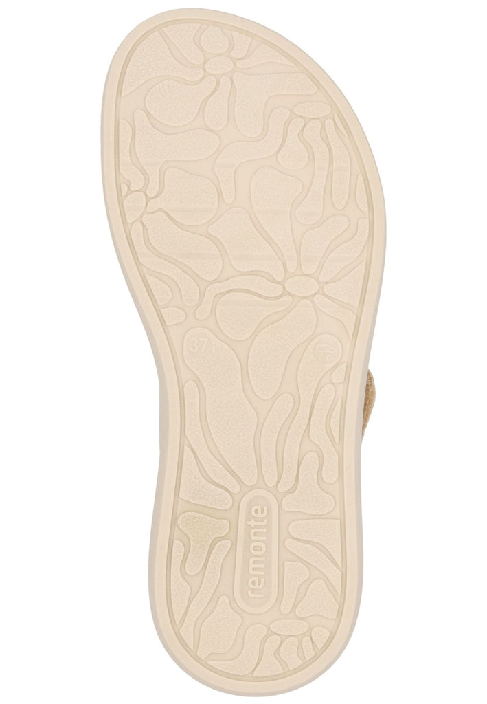 Remonte Pantoletten Lederimitat Tan