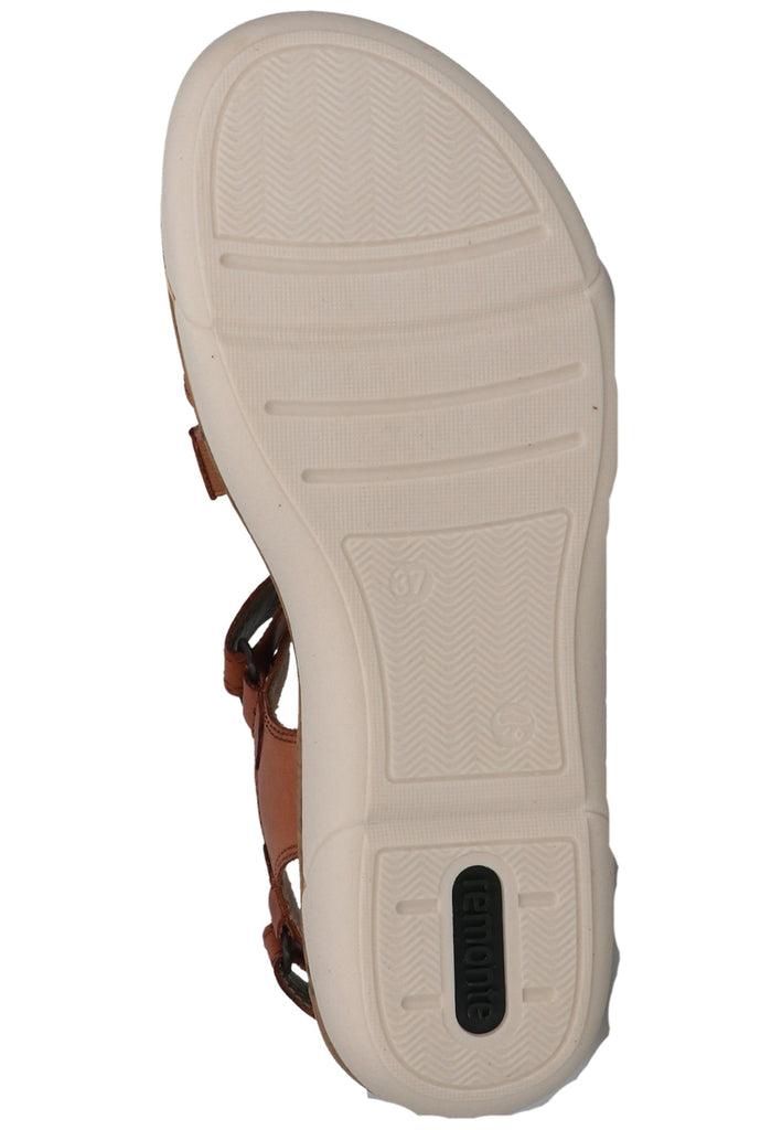 Remonte Sandalen Glattleder Braun