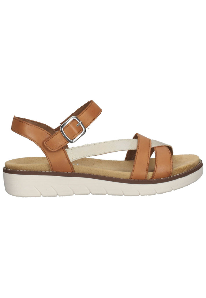 Remonte Sandalen Glattleder Braun/Beige