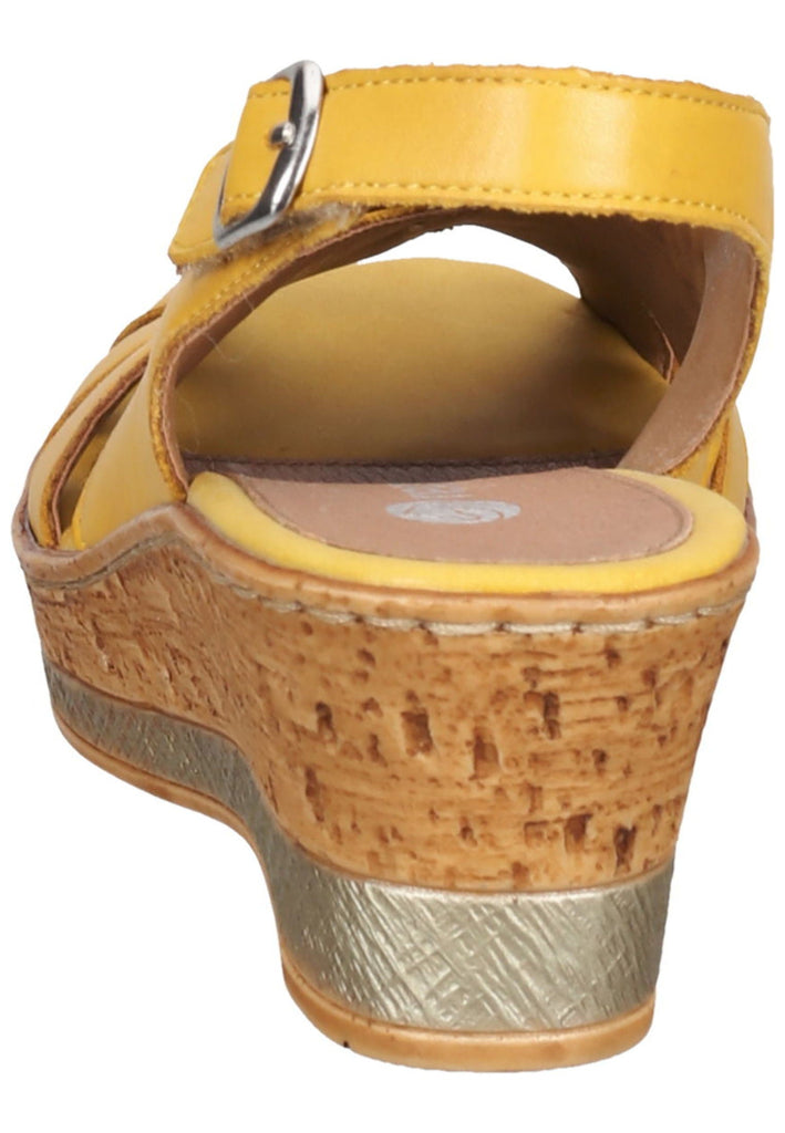 Remonte Sandalen Glattleder Gelb