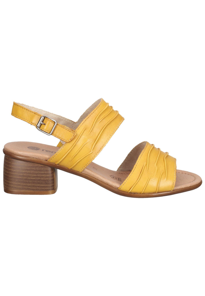 Remonte Sandalen Glattleder Gelb