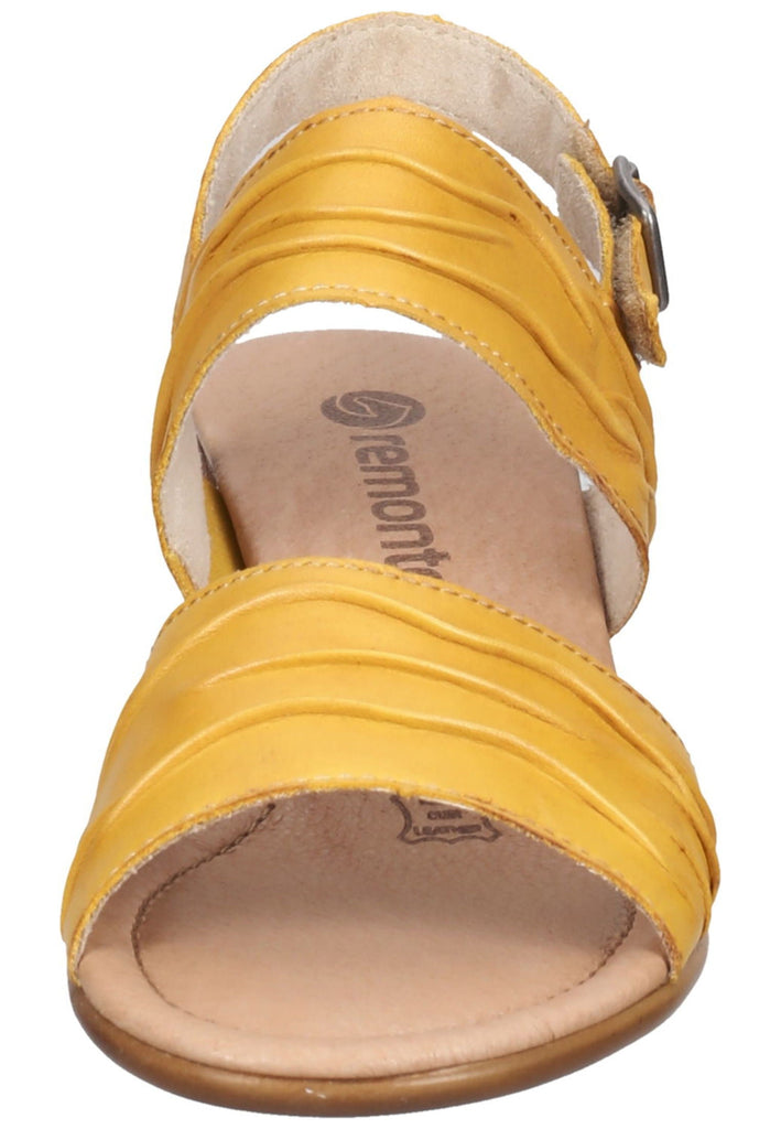 Remonte Sandalen Glattleder Gelb