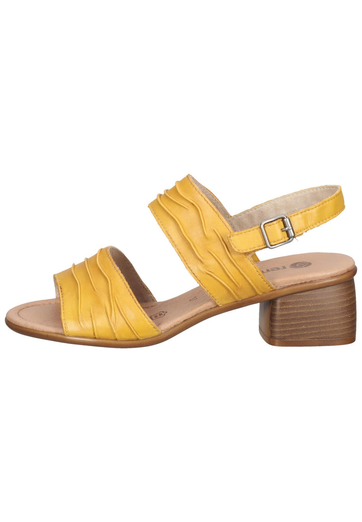 Remonte Sandalen Glattleder Gelb