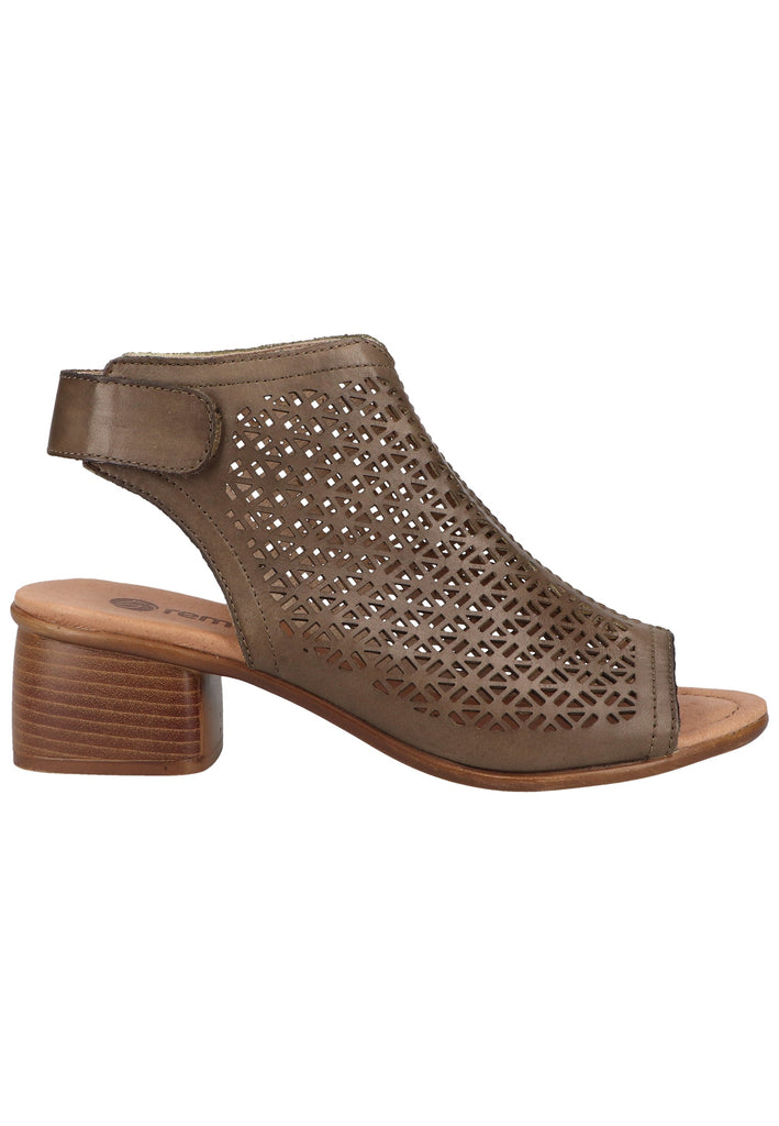 Remonte Sandalen Glattleder Grün