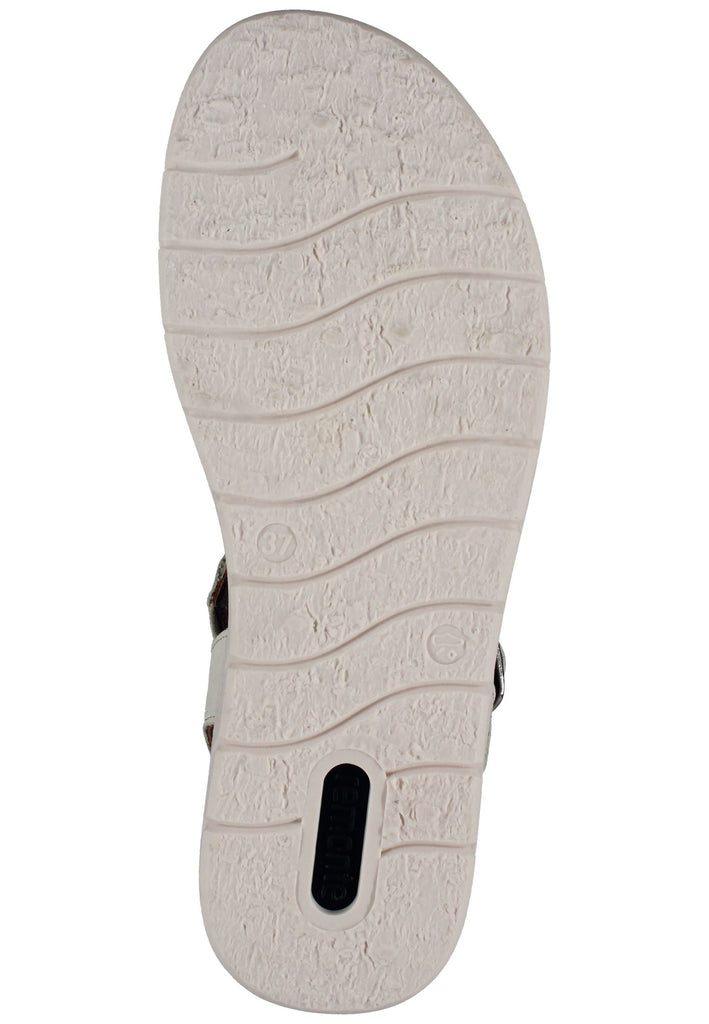 Remonte Sandalen Glattleder Hellgrau