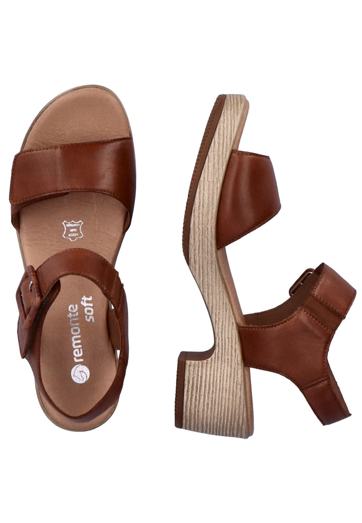 Remonte Sandalen Glattleder Muskat