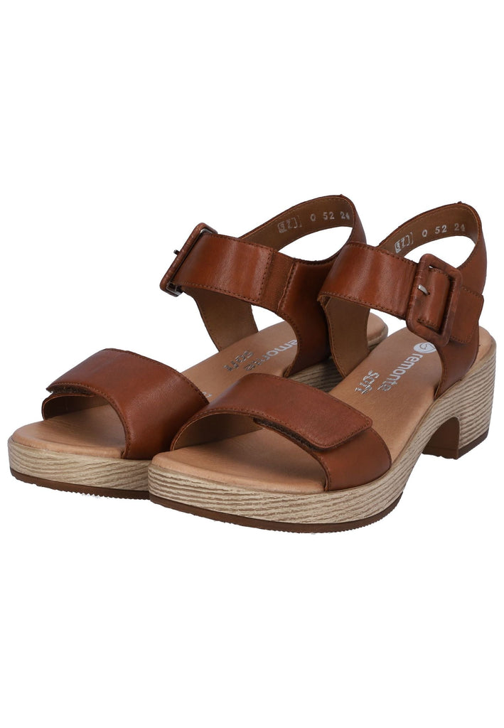 Remonte Sandalen Glattleder Muskat