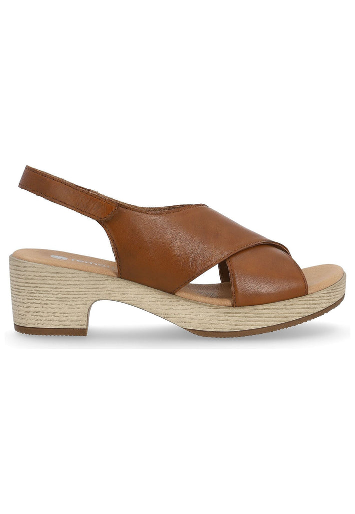 Remonte Sandalen Glattleder Muskat