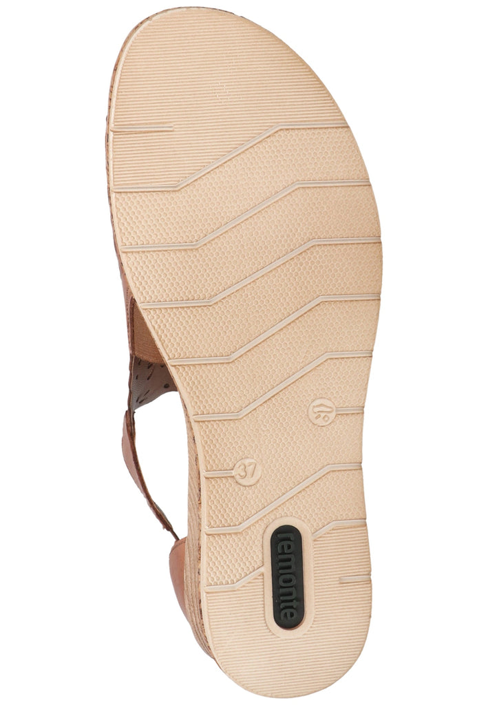 Remonte Sandalen Glattleder Muskat
