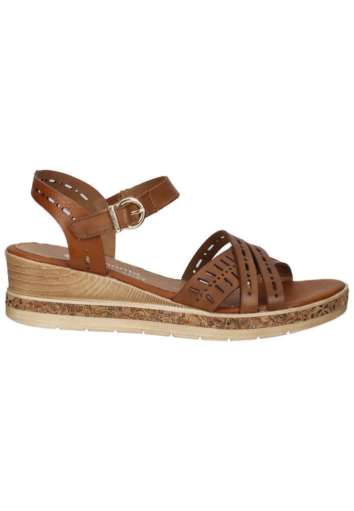 Remonte Sandalen Glattleder Muskat