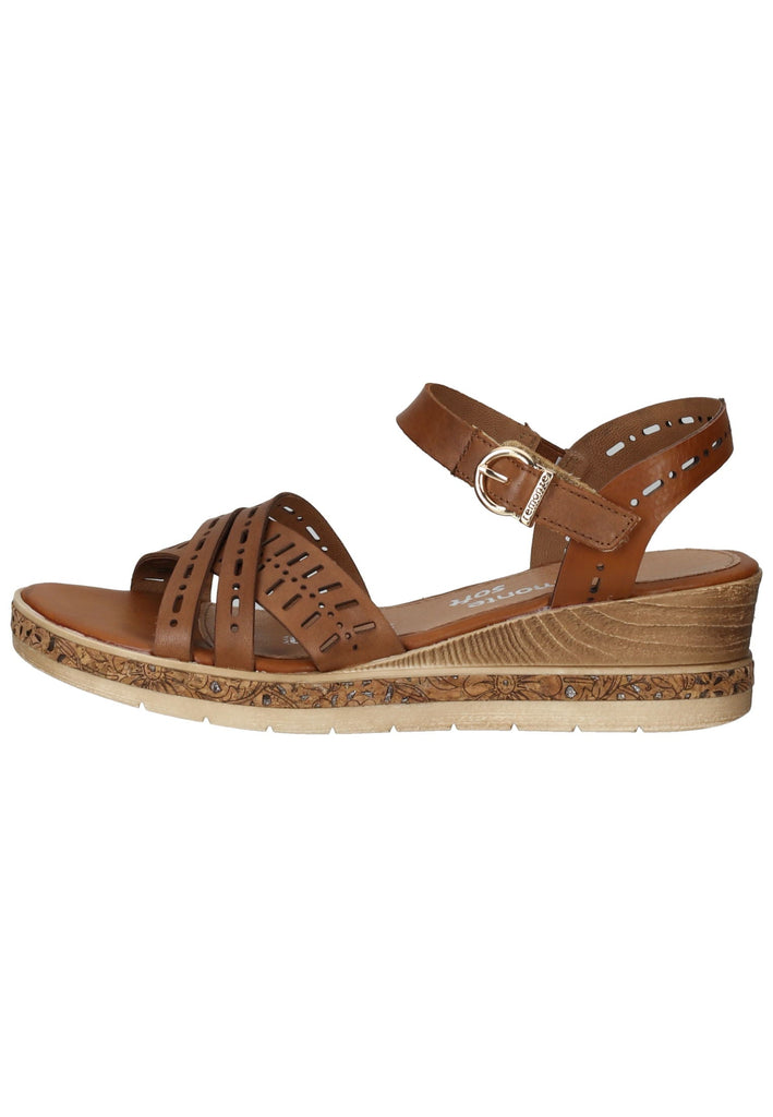 Remonte Sandalen Glattleder Muskat