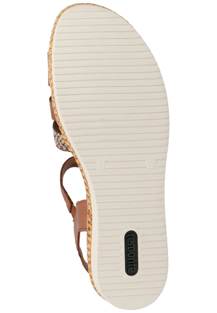 Remonte Sandalen Glattleder Muskat