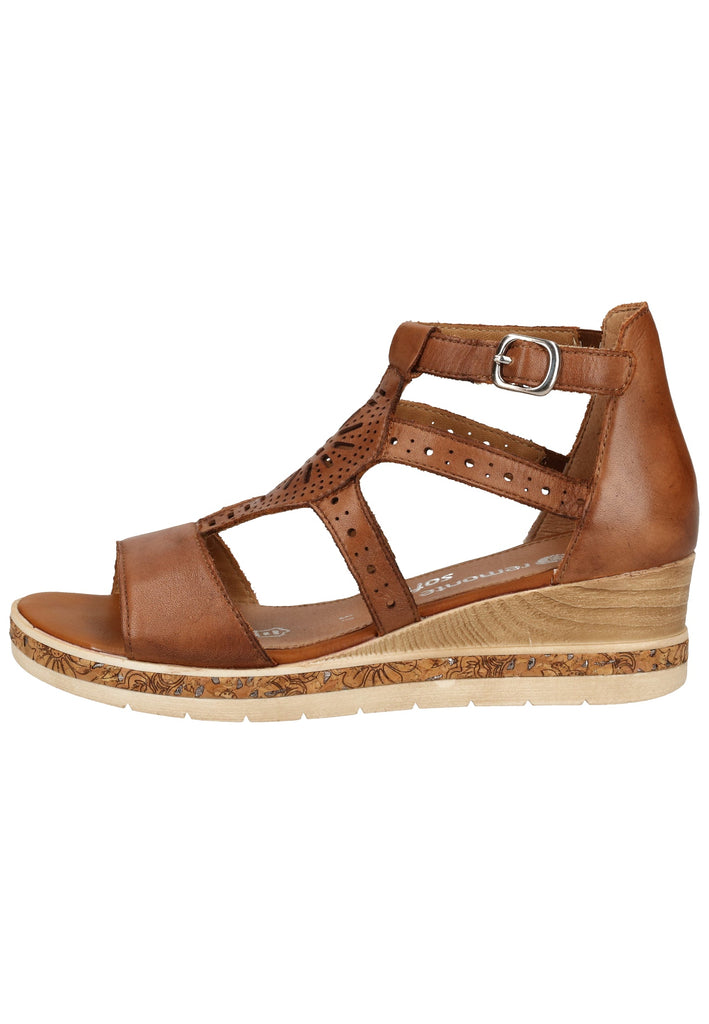 Remonte Sandalen Glattleder Muskat