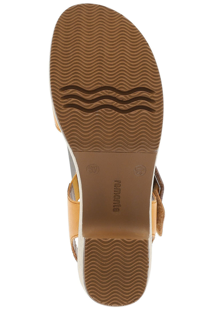 Remonte Sandalen Glattleder Orange