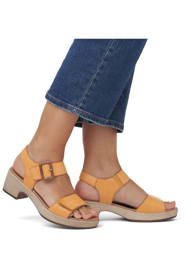 Remonte Sandalen Glattleder Orange