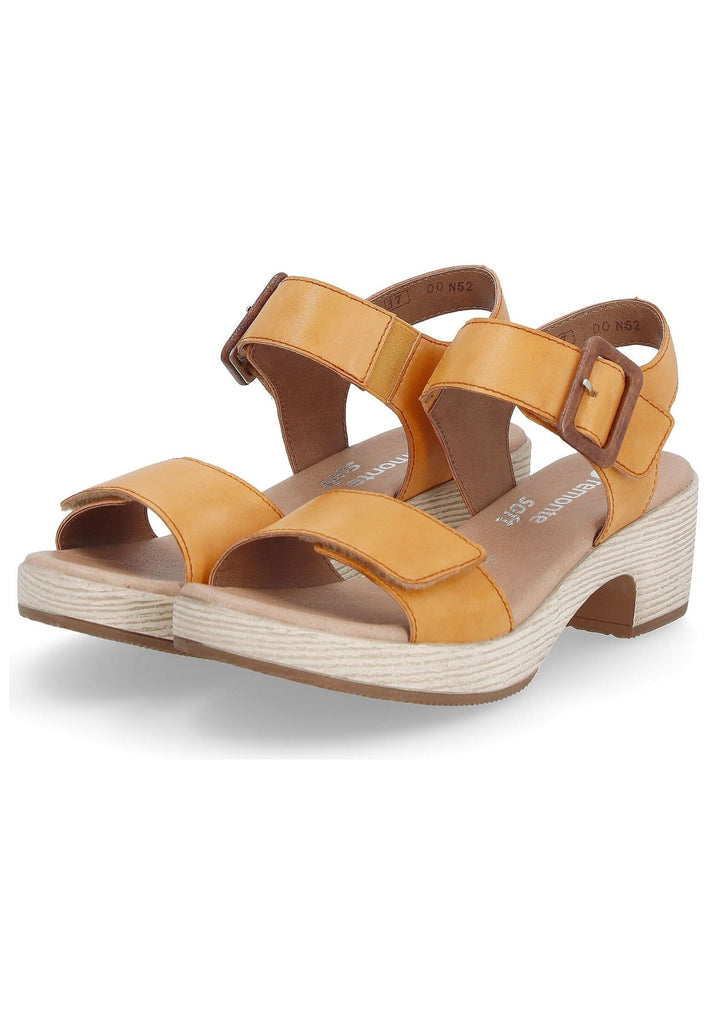 Remonte Sandalen Glattleder Orange