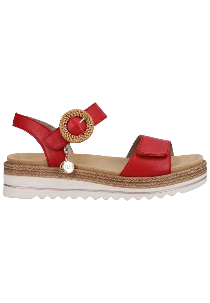 Remonte Sandalen Glattleder Rot