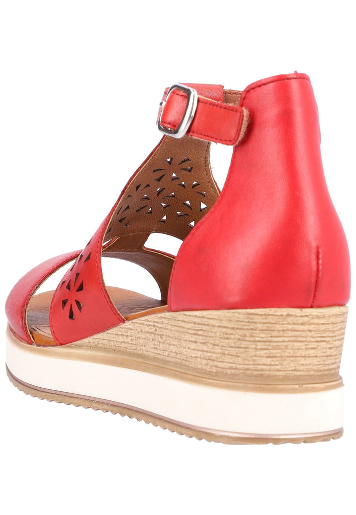 Remonte Sandalen Glattleder Rot