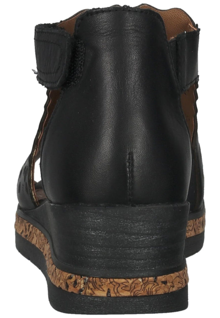 Remonte Sandalen Glattleder Schwarz