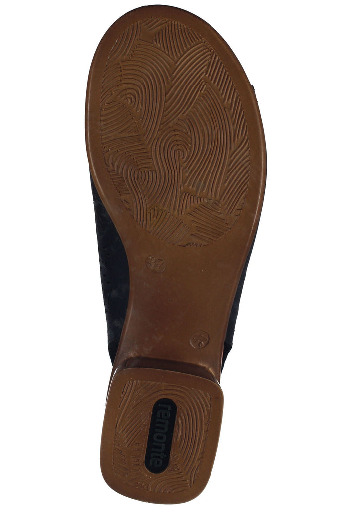 Remonte Sandalen Glattleder Schwarz