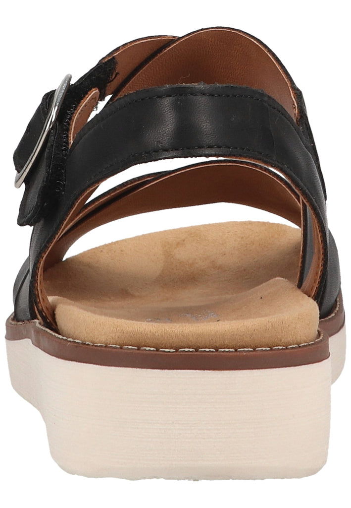 Remonte Sandalen Glattleder Schwarz