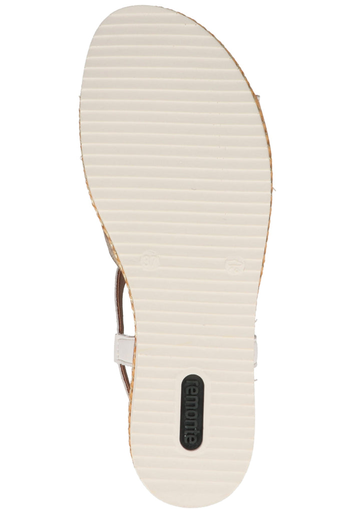 Remonte Sandalen Glattleder Weiß